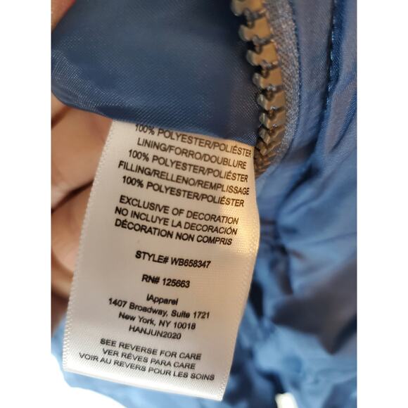 Wippette Kids Blue Snow Coverall, 12 Month - Picture 6 of 6